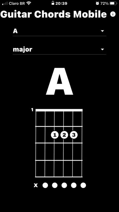ภาพหน้าจอของ Guitar Chords Mobile App
