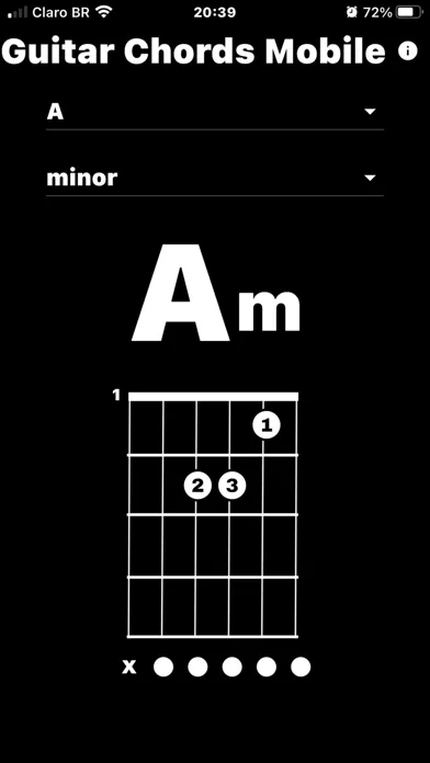 ภาพหน้าจอของ Guitar Chords Mobile App