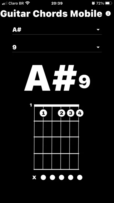 ภาพหน้าจอของ Guitar Chords Mobile App