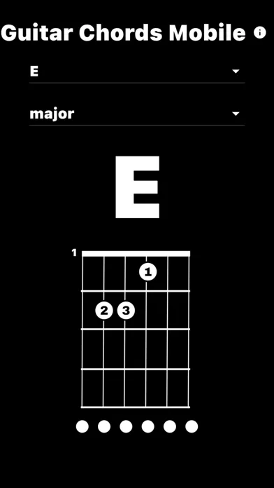 ภาพหน้าจอของ Guitar Chords Mobile App