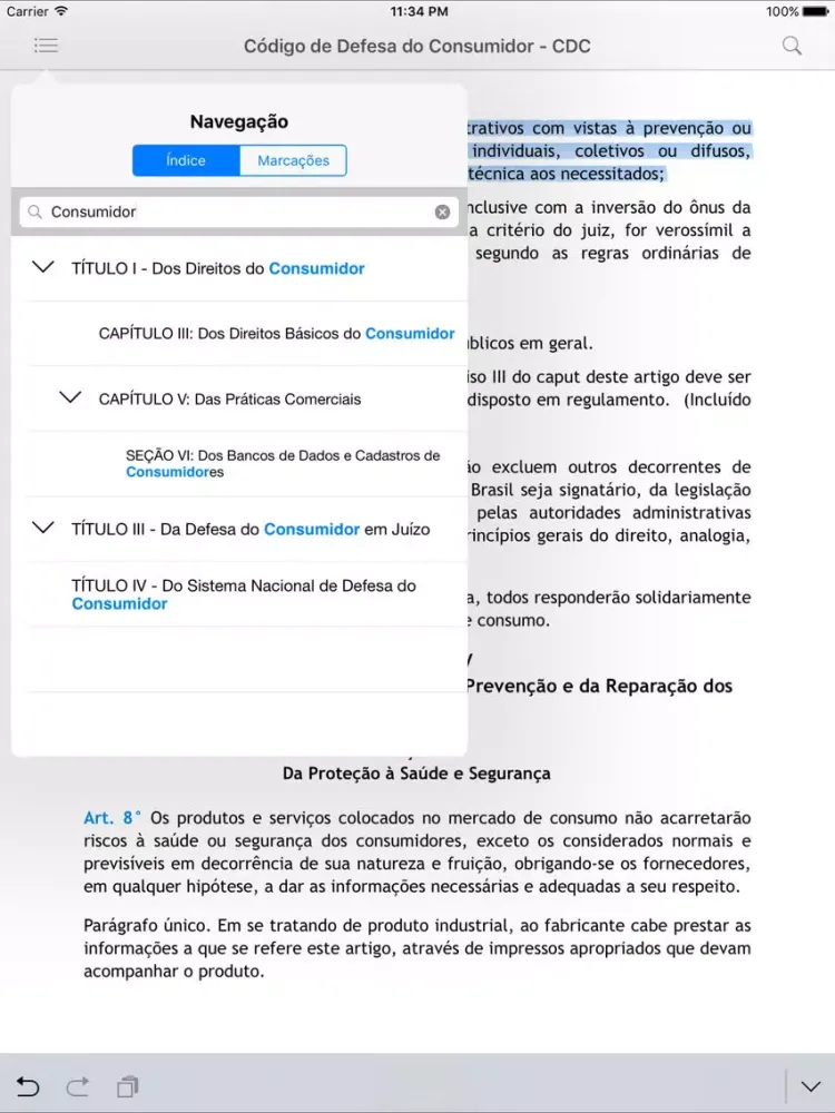 CLT - Consolidação das Leis do Trabalho iPad  Ekran Görüntüleri