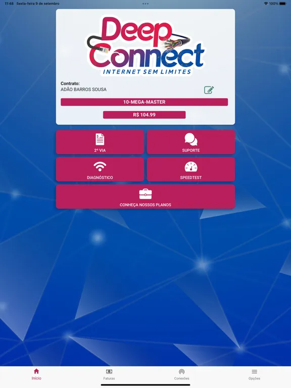 Deep Connect Cliente iPad 应用截图