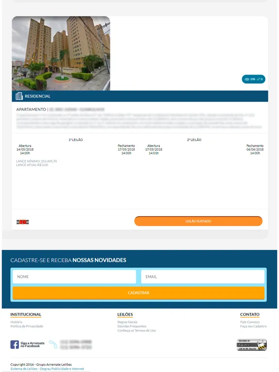 Скриншоты Grupo Arremate Leilões iPad 