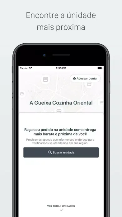 Tangkapan layar A Gueixa Delivery APP