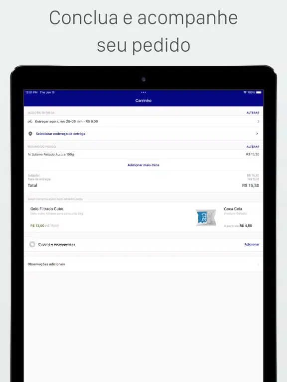 Скриншоты LGL Delivery de Bebidas iPad 