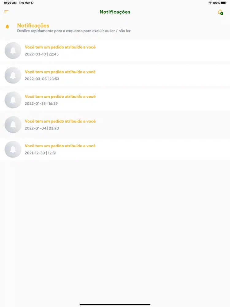 Captures d'écran de Delivery Bar Entregador iPad 