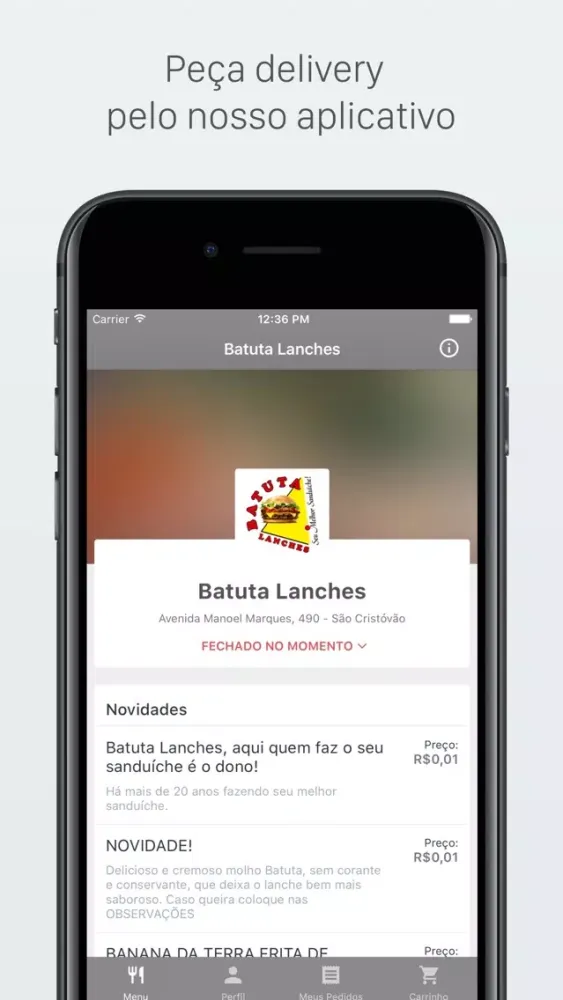 Batuta Lanches Delivery स्क्रीनशॉट