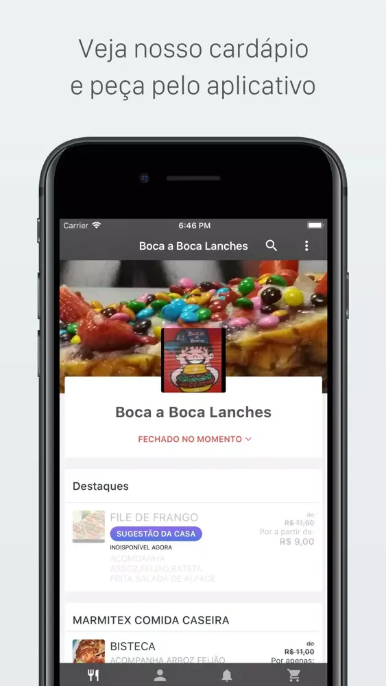 Boca a Boca Lanches Delivery Screenshots