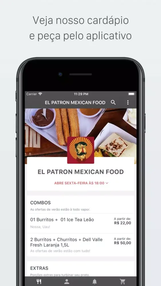 Capturas de tela do EL PATRON MEXICAN FOOD