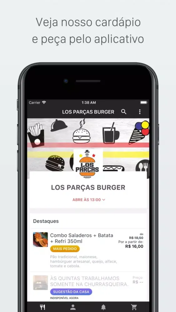 Скриншоты LOS PARÇAS BURGER Delivery
