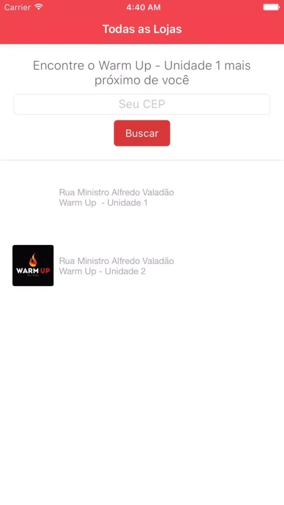 Warm Up - Unidade 1 Delivery سکرین شاٹس