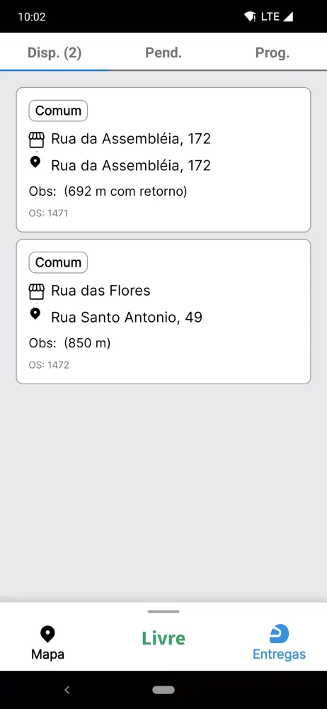 993 Delivery S.A - Entregador Screenshots