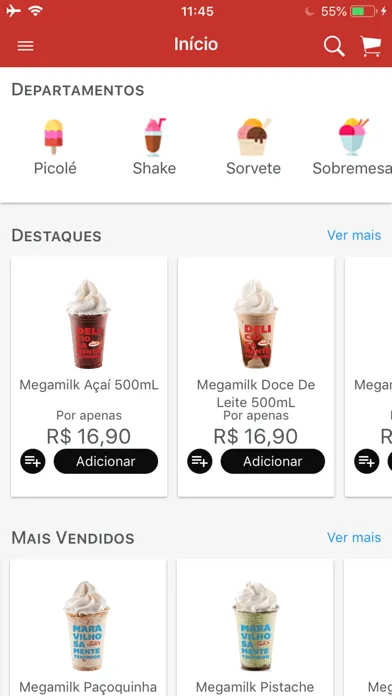 Delivery Sorvete Salada Ekran Görüntüleri