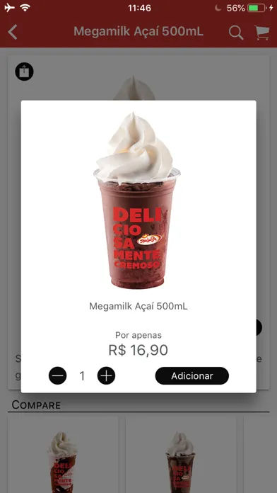 Delivery Sorvete Salada Ekran Görüntüleri