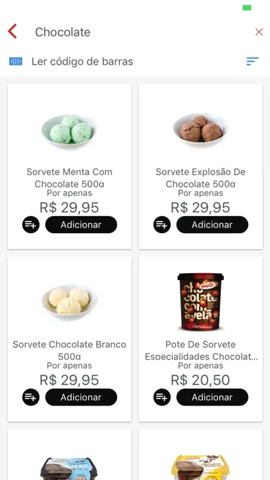 Delivery Sorvete Salada Ekran Görüntüleri