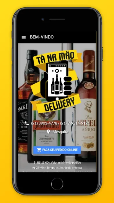 Screenshot di Ta Na Mão Delivery