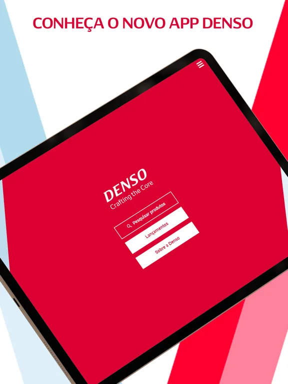 Ảnh chụp màn hình của DENSO -  Catálogo Aftermarket iPad 