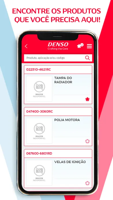 Ảnh chụp màn hình của DENSO -  Catálogo Aftermarket