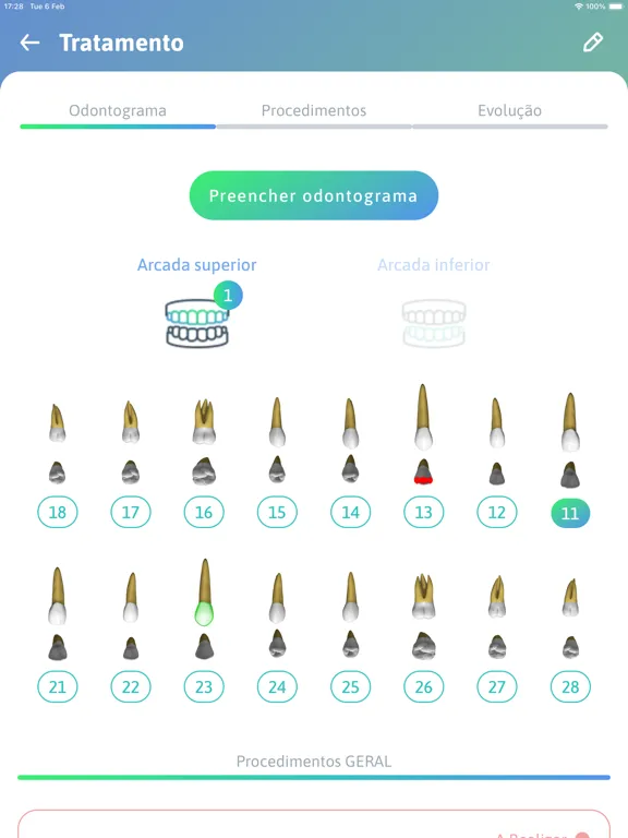 Dental Office Clínica Escola iPad 應用截圖