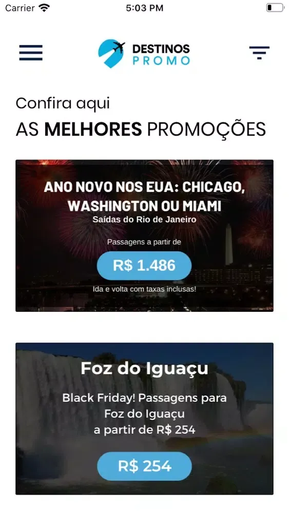 Captures d'écran de Destinos Promo