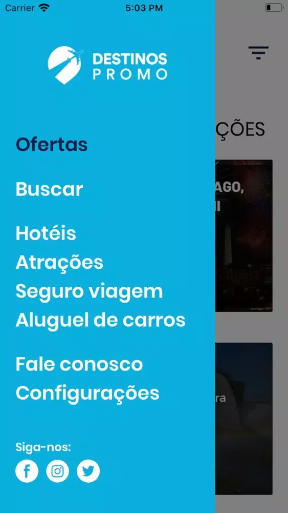 Captures d'écran de Destinos Promo