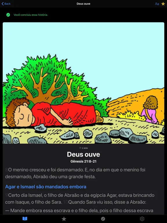 Zrzuty ekranu Histórias da Bíblia iPad 