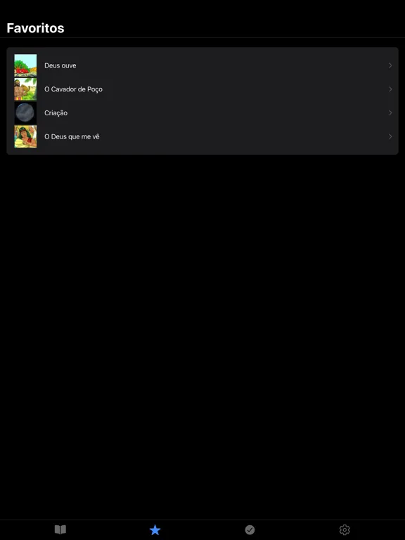 Zrzuty ekranu Histórias da Bíblia iPad 