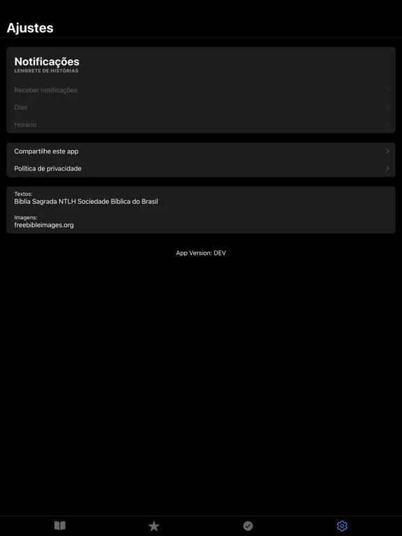 Zrzuty ekranu Histórias da Bíblia iPad 