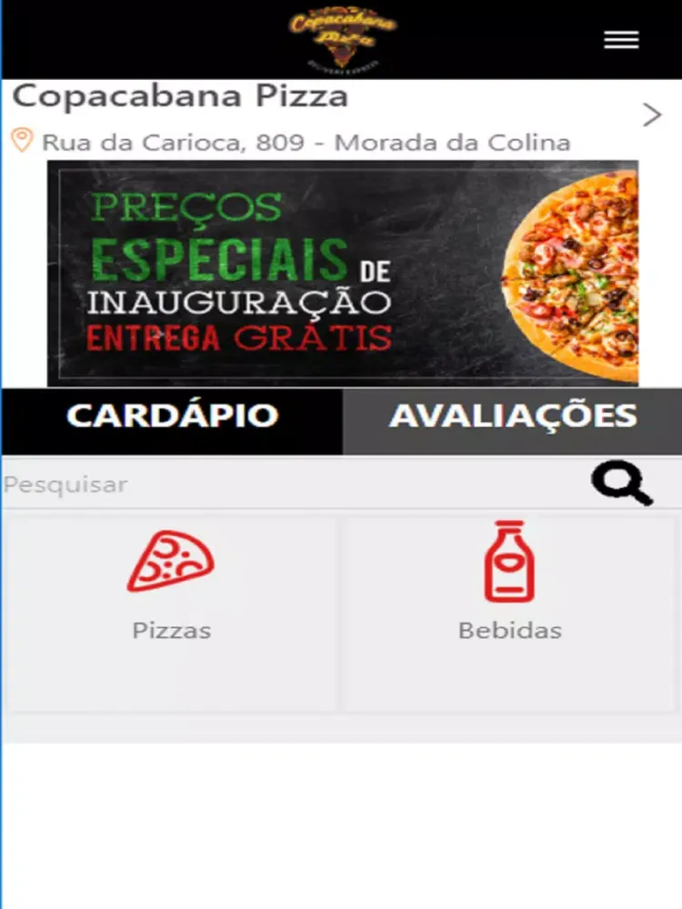 Copacabana Pizza iPad  স্ক্রিনশট