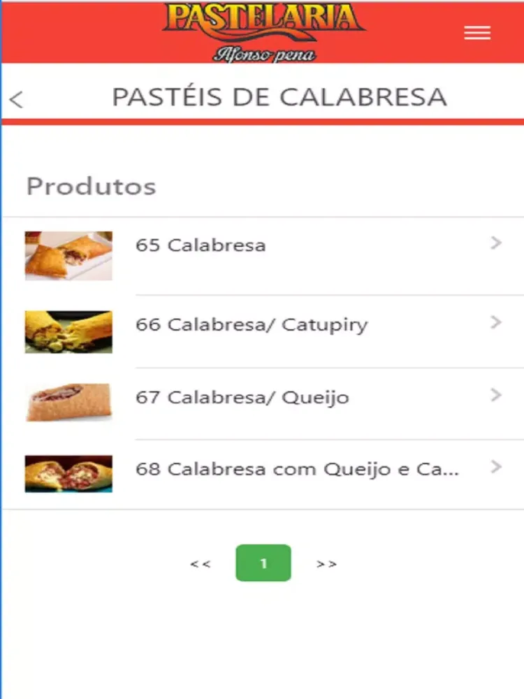 Capturas de tela do Pastelaria Afonso Pena iPad 