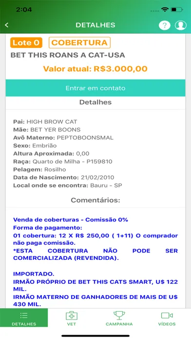 Captures d'écran de XR Leilões