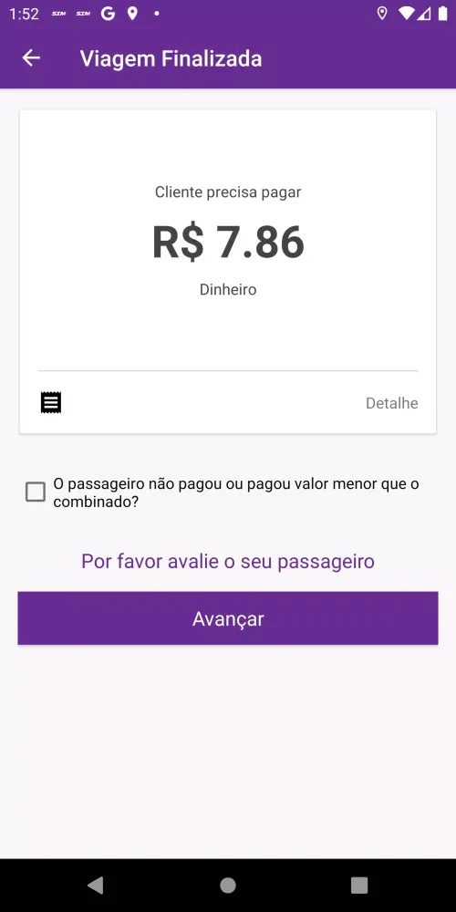 SIM! APP Motorista應用截圖