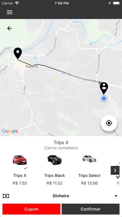 Capturas de pantalla de Trips PASSAGEIRO