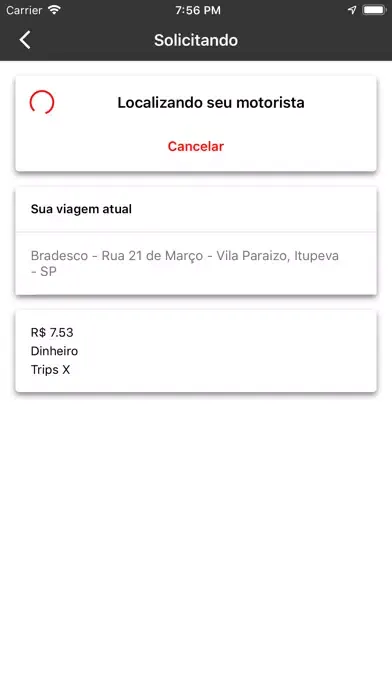 Capturas de pantalla de Trips PASSAGEIRO