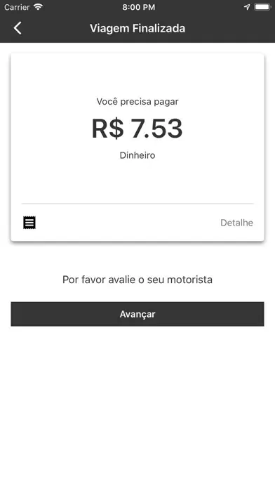 Capturas de pantalla de Trips PASSAGEIRO