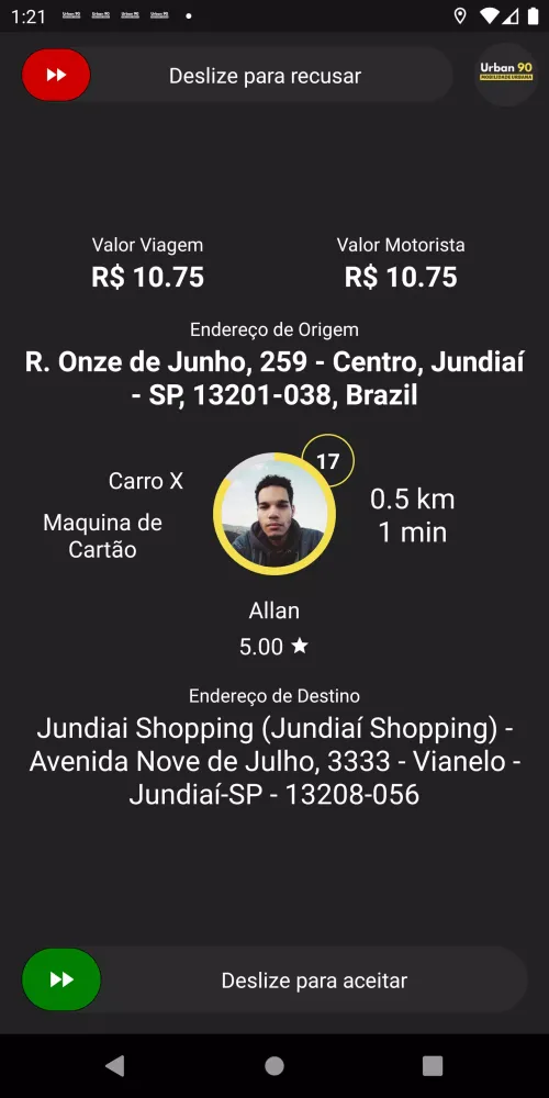 Urban90 - Motorista Screenshots