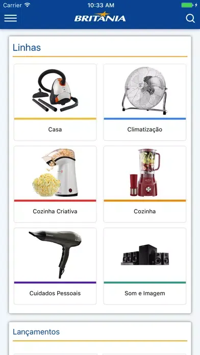 Catálogo de Produtos Britânia Screenshots