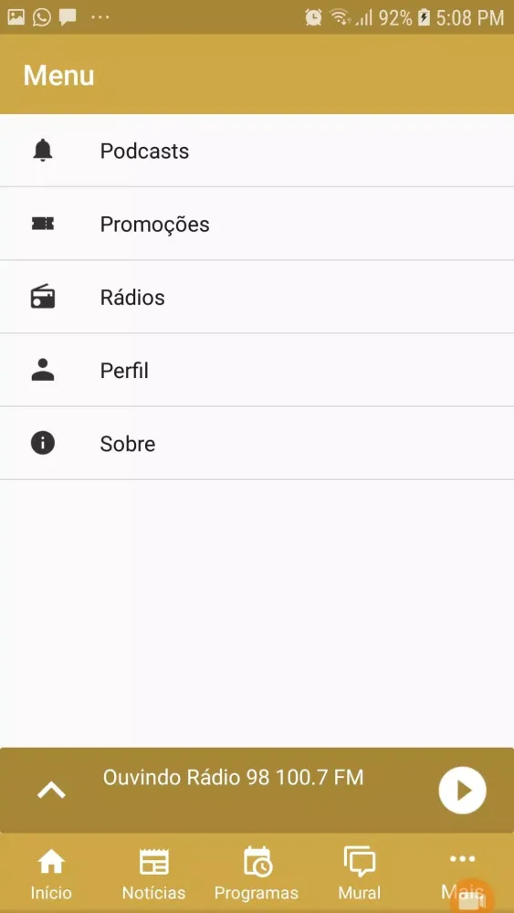 Rádio 100.7 FM Screenshots