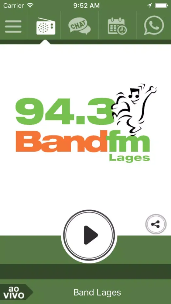 Capturas de pantalla de BAND FM LAGES 94.3