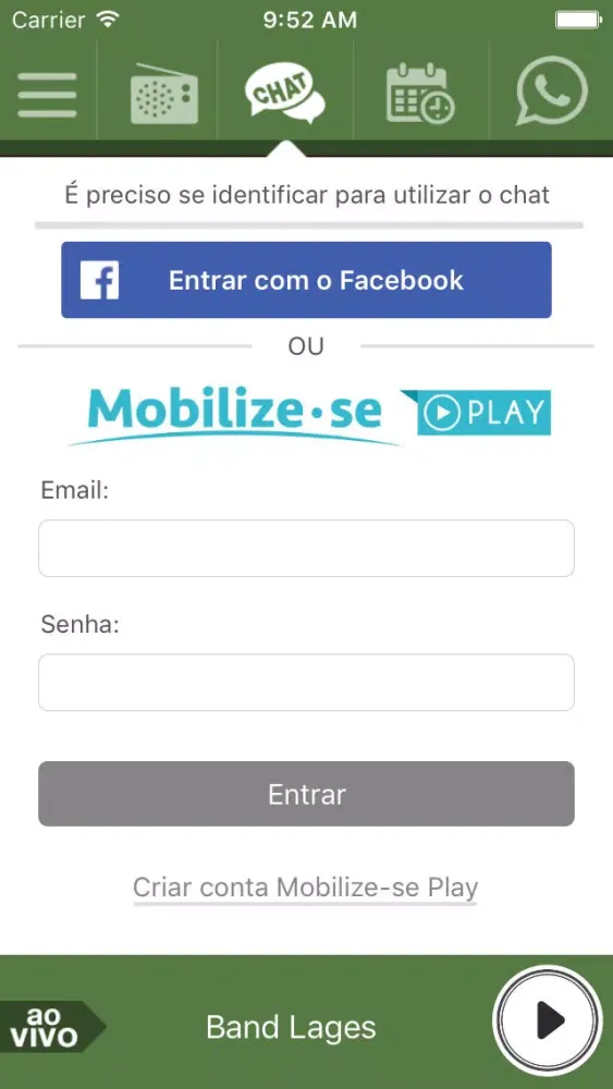 Capturas de pantalla de BAND FM LAGES 94.3