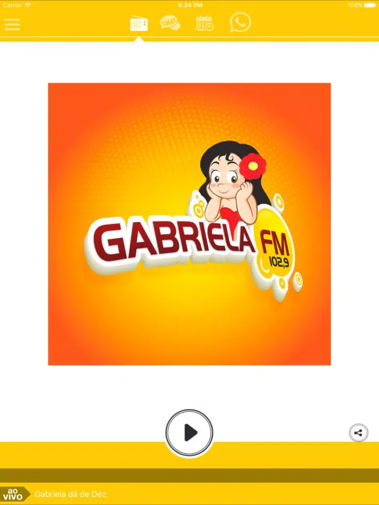 Capturas de pantalla de Gabriela FM 102,9 iPad 