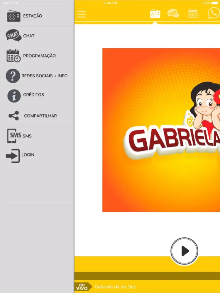 Capturas de pantalla de Gabriela FM 102,9 iPad 