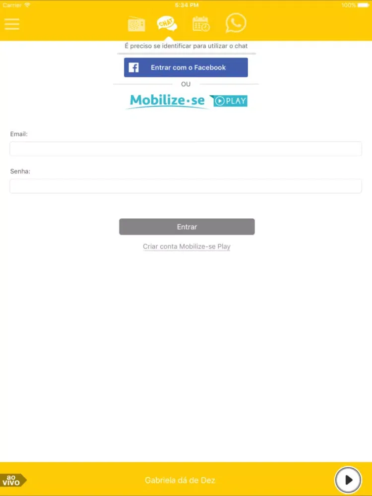 Capturas de pantalla de Gabriela FM 102,9 iPad 