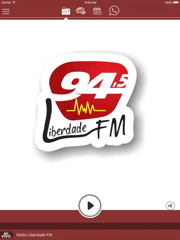 Rádio Liberdade FM 94,5 iPad 應用截圖