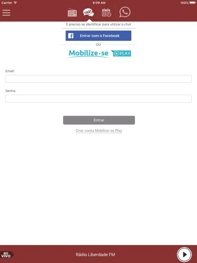 Rádio Liberdade FM 94,5 iPad 應用截圖