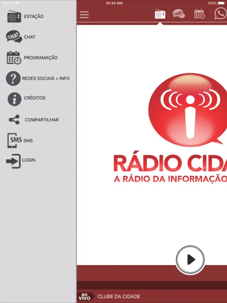 Скриншоты Radio Cidade Brusque iPad 