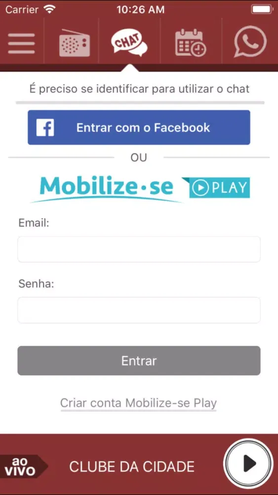 Скриншоты Radio Cidade Brusque