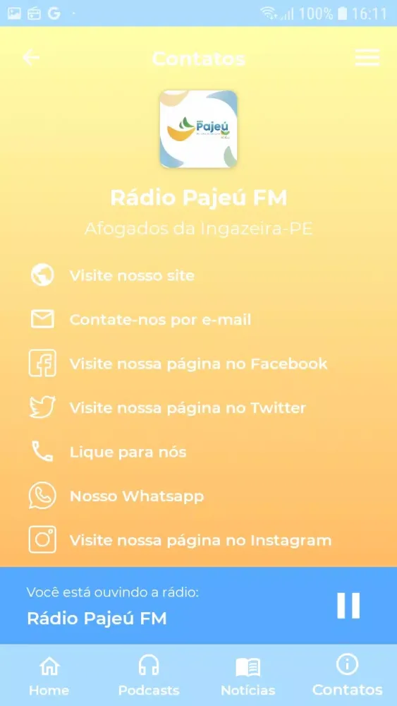Rádio Pajeú Screenshots
