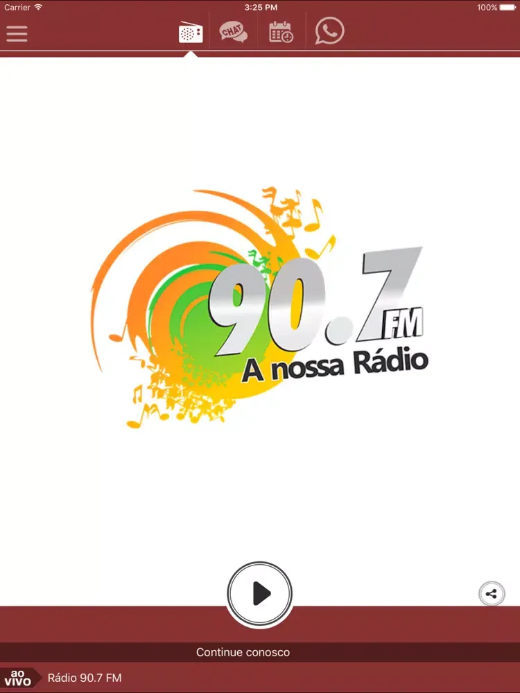 Скриншоты Rádio 90.7 FM iPad 