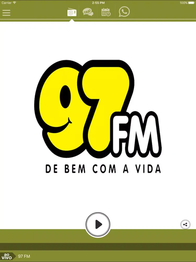Rádio 97 FM - Frutal iPad  Ekran Görüntüleri